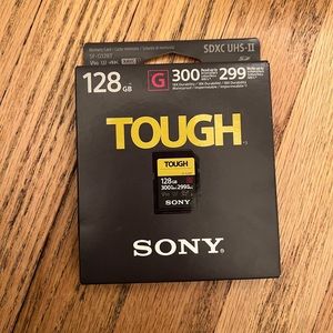 Sony 128GB UHS-II Tough G-Series SD Card